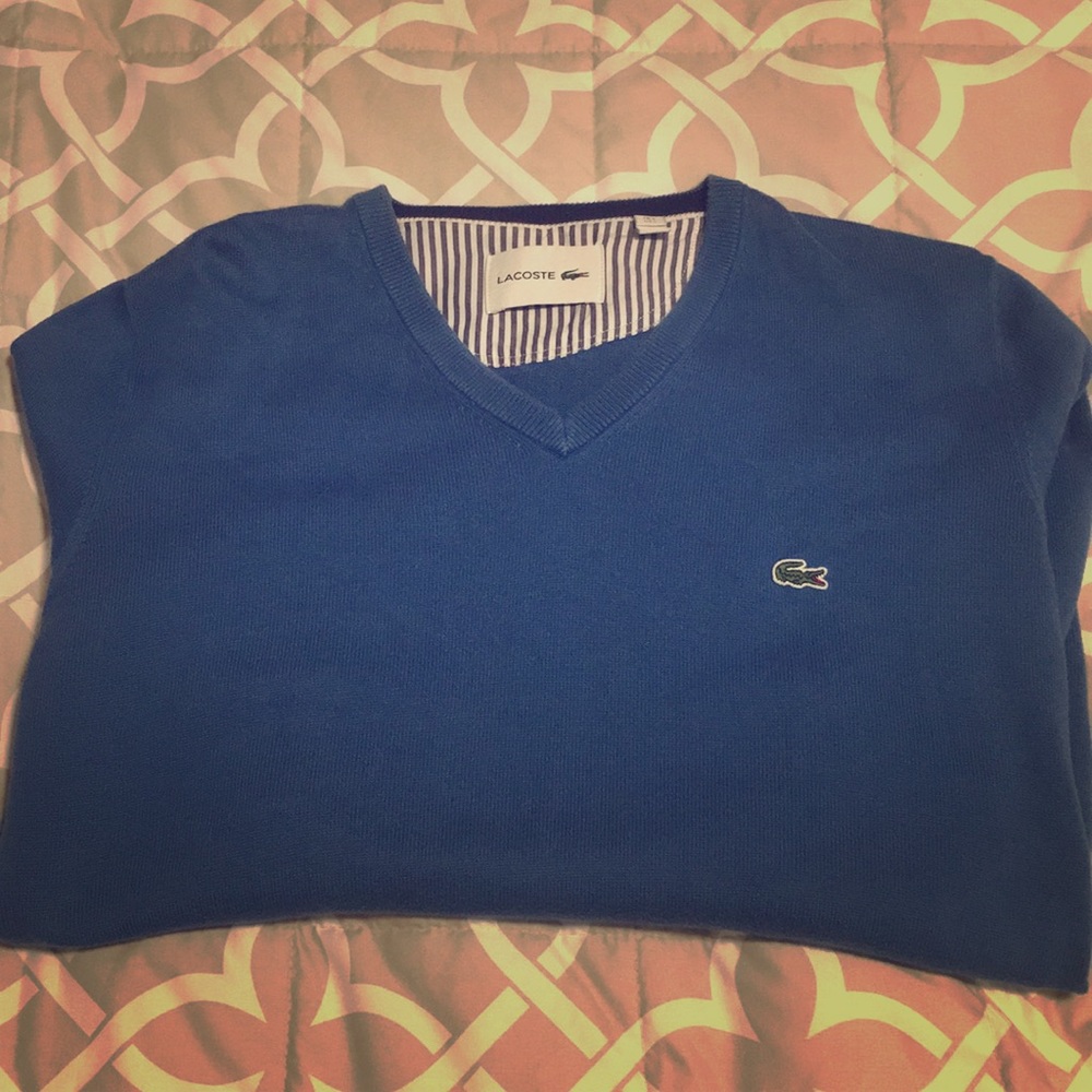 Lacoste v-neck sweater
